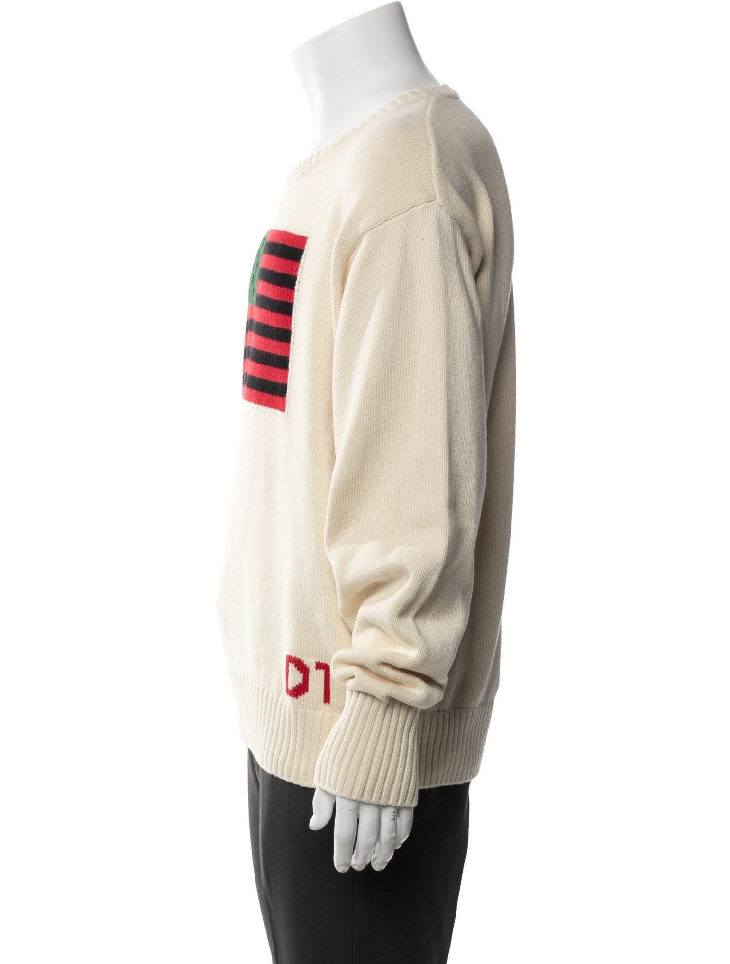 Denim Tears 1619 Pan African Flag Graphic Print Pullover