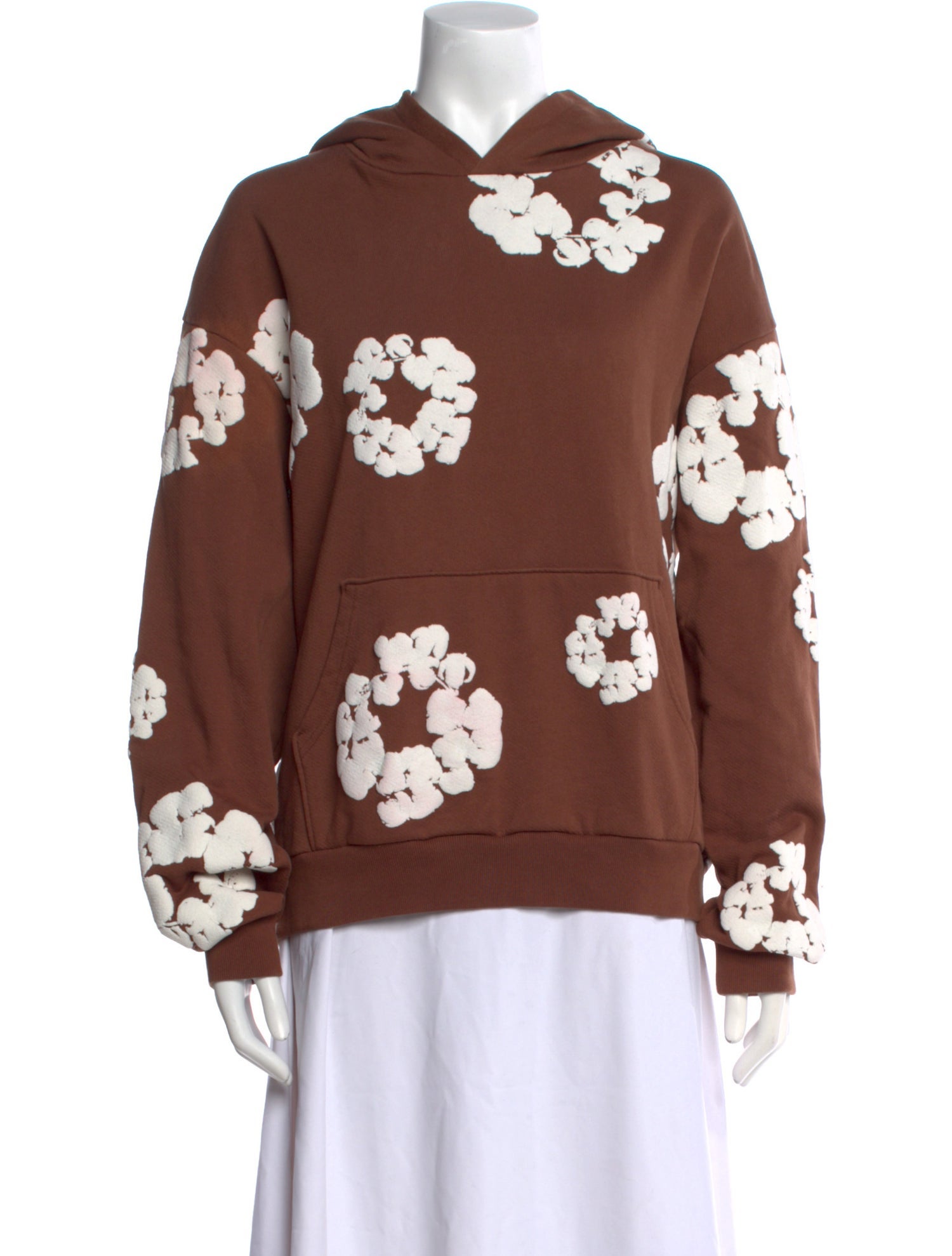 Denim Tears Cotton Wreath Floral Print Sweatshirt