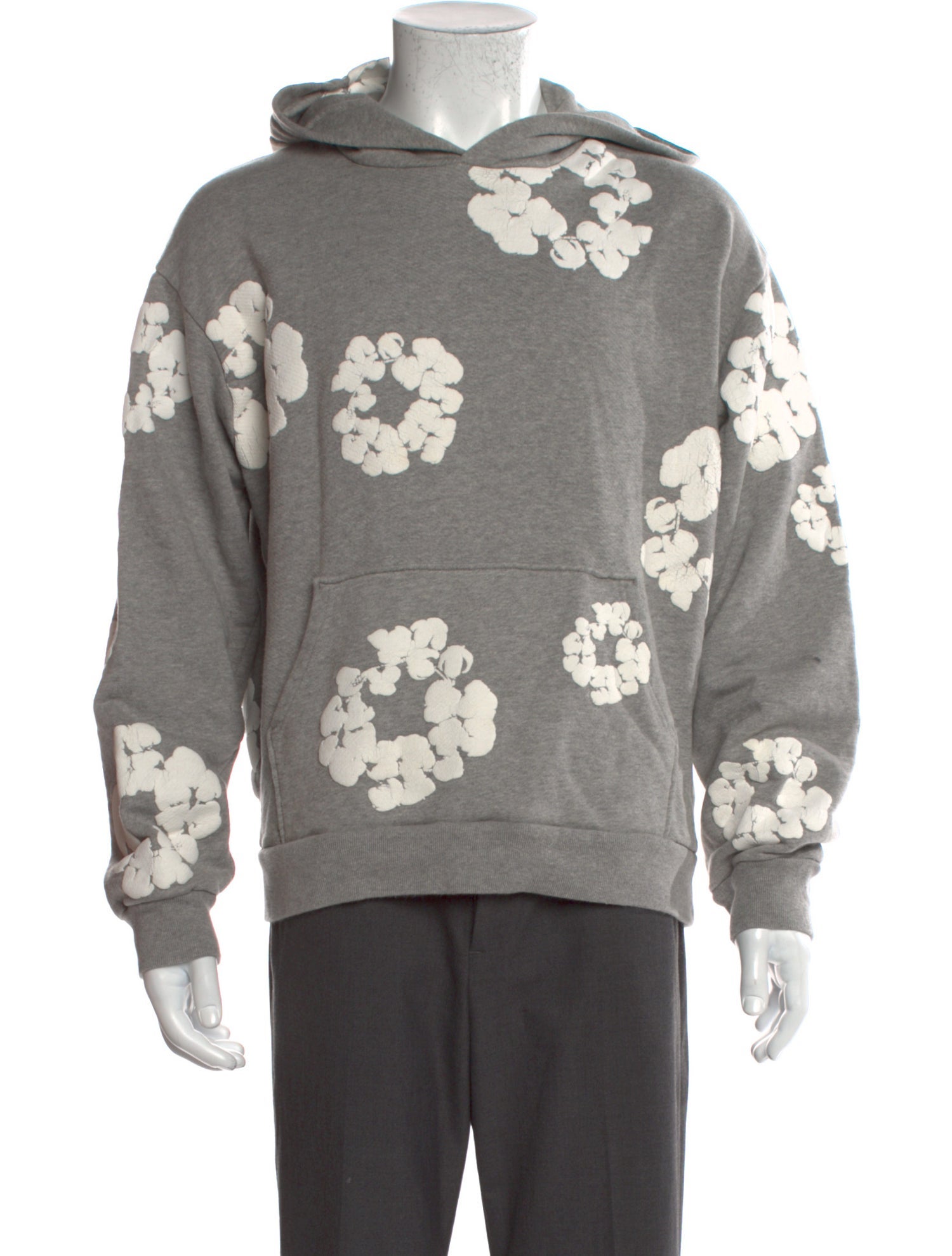 Denim Tears Cotton Wreath Printed Hoodie