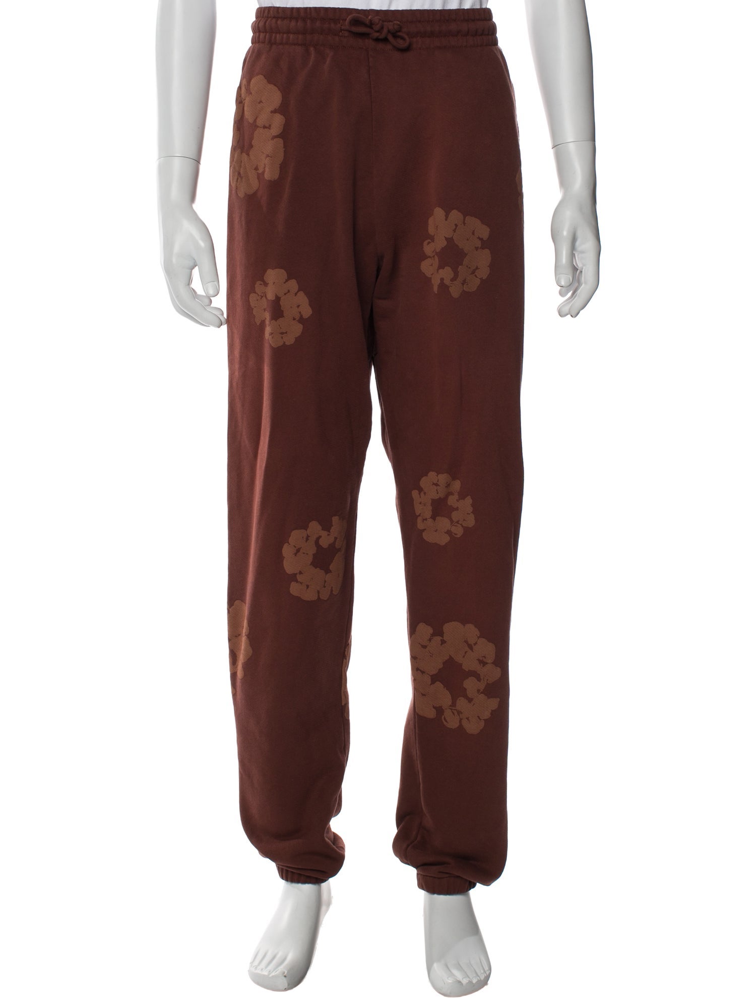 Denim Tears Cotton Wreath Printed Lounge Bottoms w/ Tags