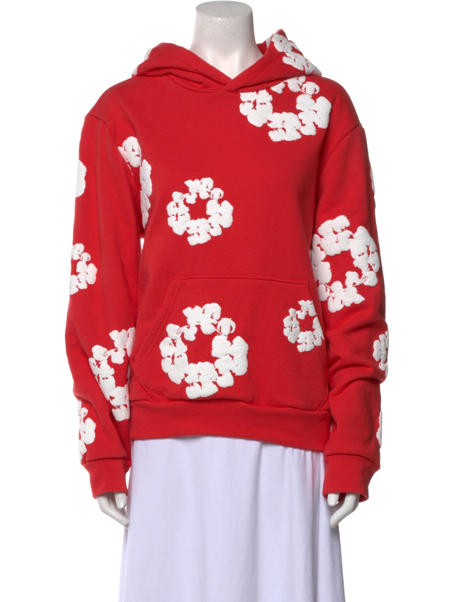 Denim Tears Floral Print Crew Neck Sweatshirt