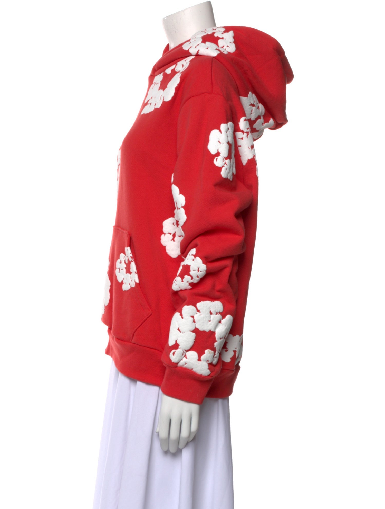 Denim Tears Floral Print Crew Neck Sweatshirt