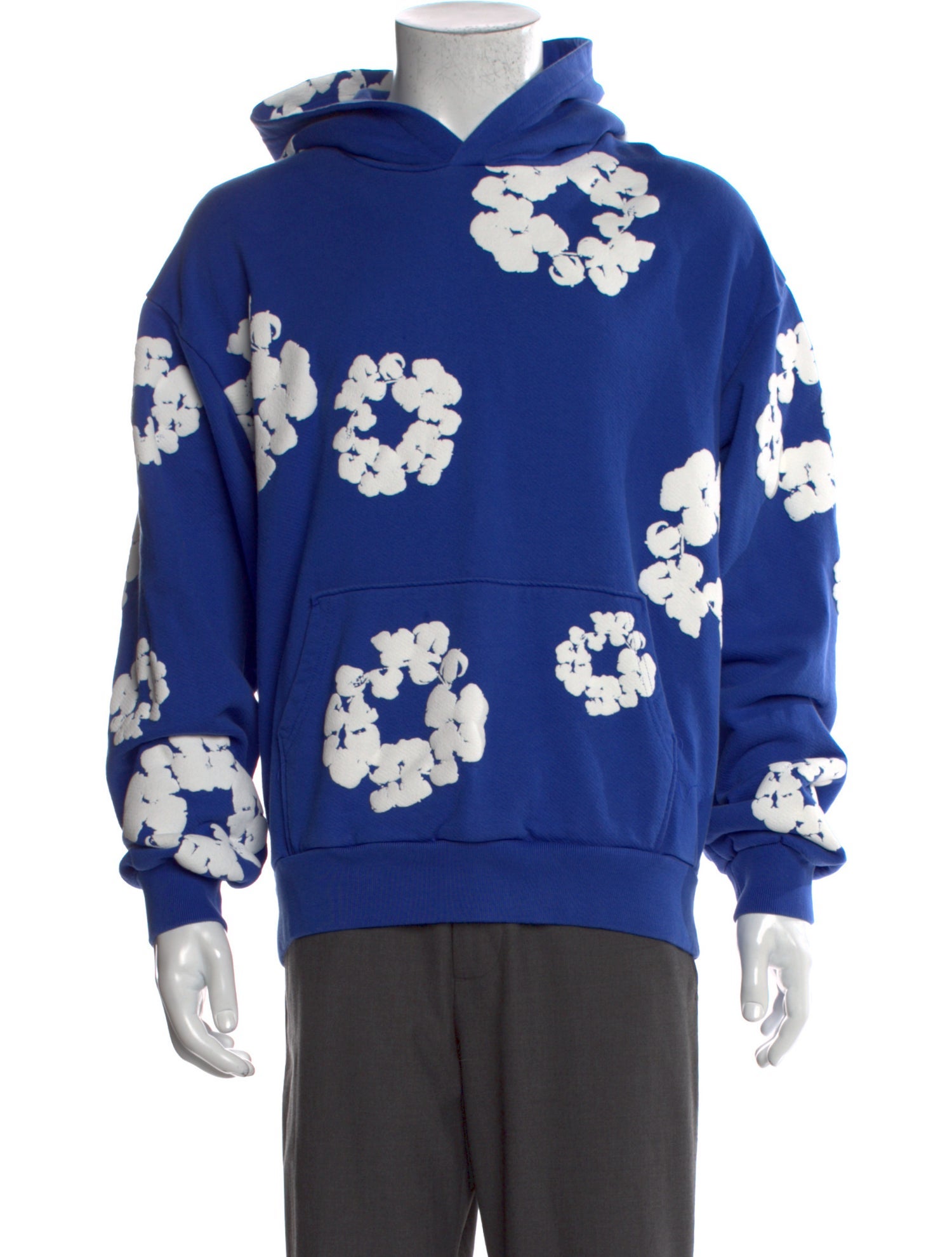 Denim Tears Cotton Wreath Graphic Print Hoodie