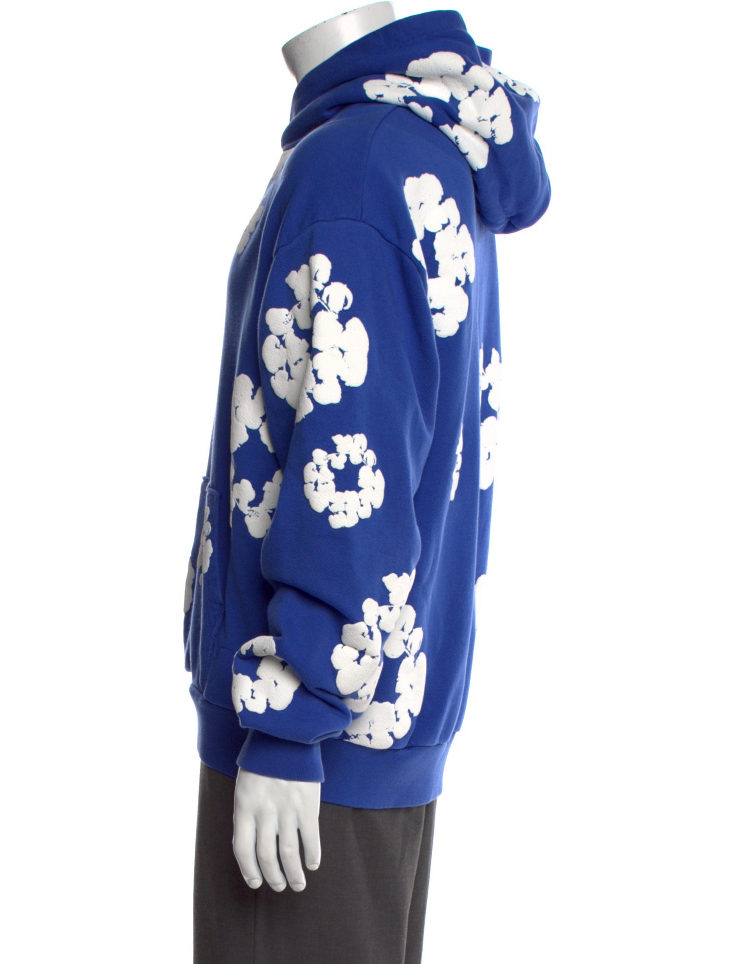 Denim Tears Cotton Wreath Graphic Print Hoodie