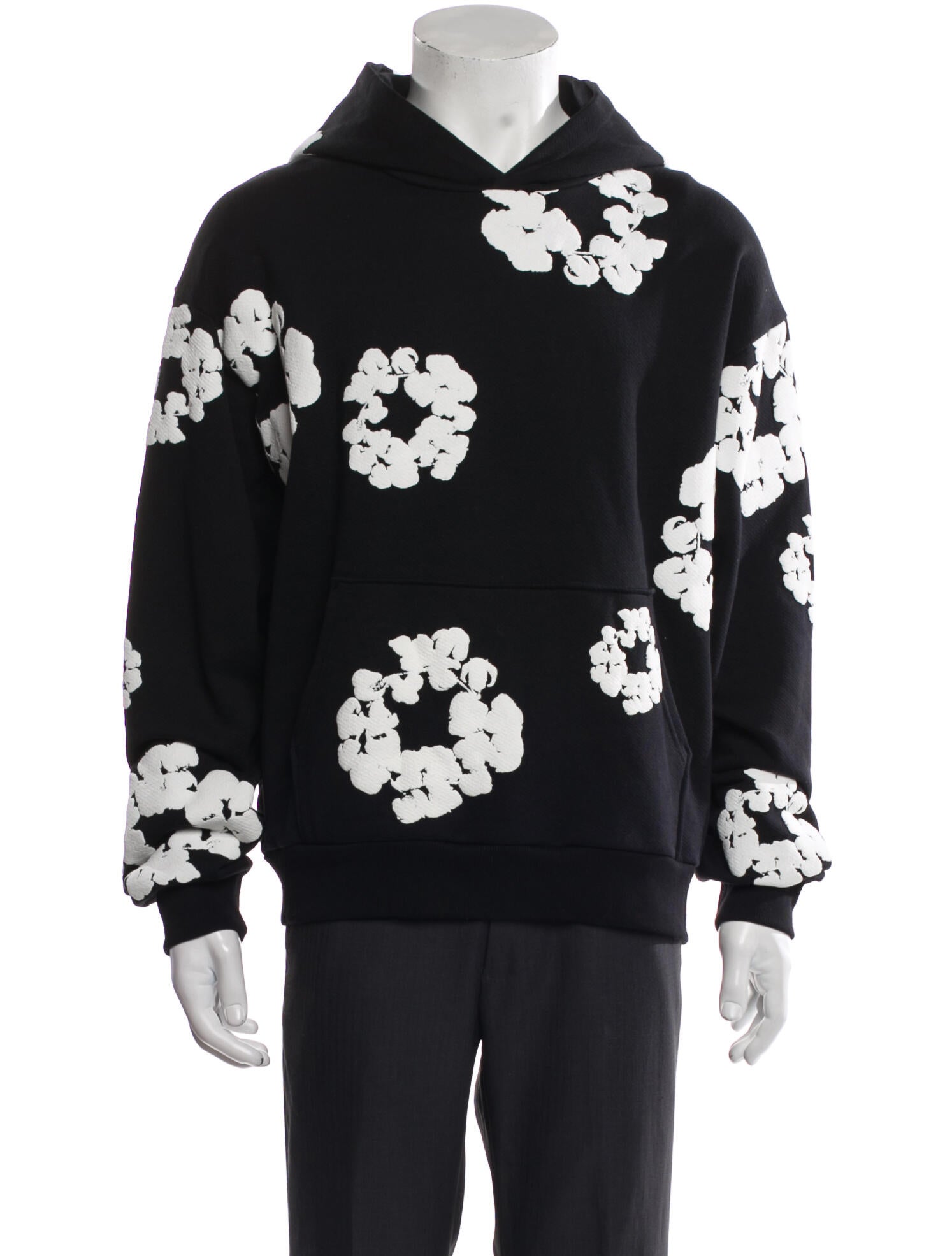 Denim Tears Graphic Print Crew Neck Hoodie