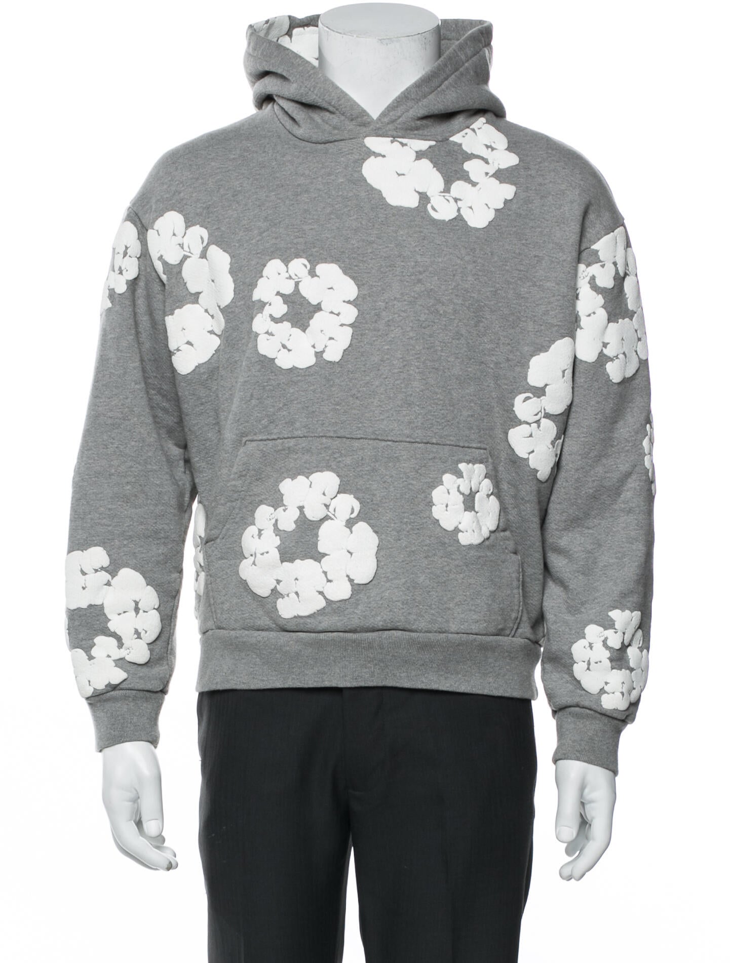 Denim Tears Cotton Wreath Printed Hoodie