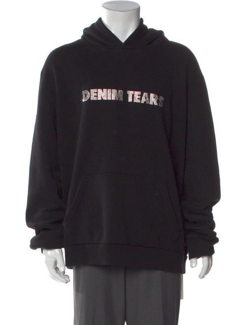 Denim Tears x Swarovski 'Bust Down' Graphic Print Hoodie