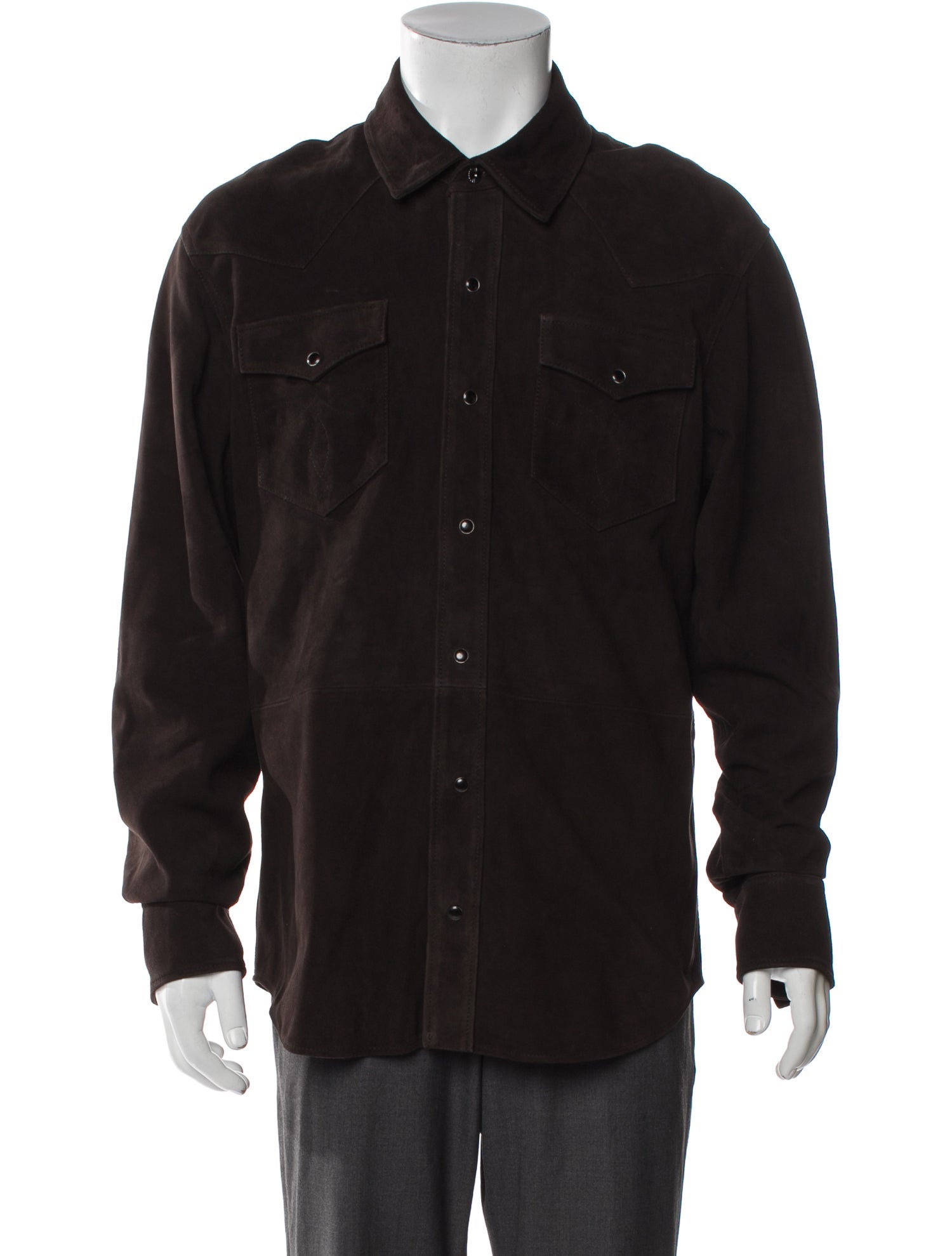 Denim Tears Suede Shirt Goat Leather Dress Shirt w/ Tags