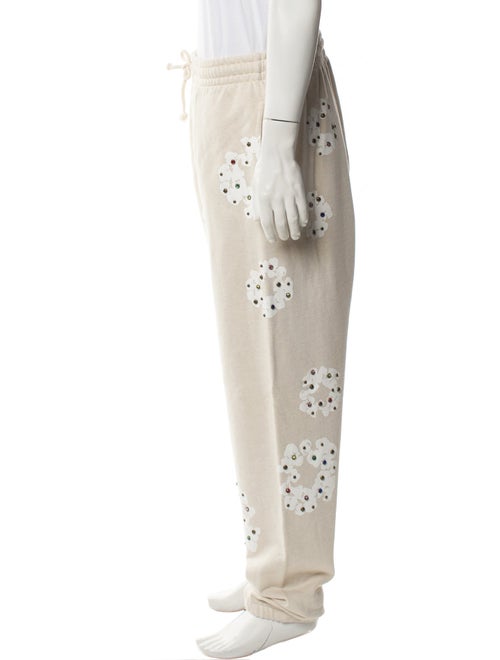 Denim Tears Rhinestone Cotton Wreath Sweatpants
