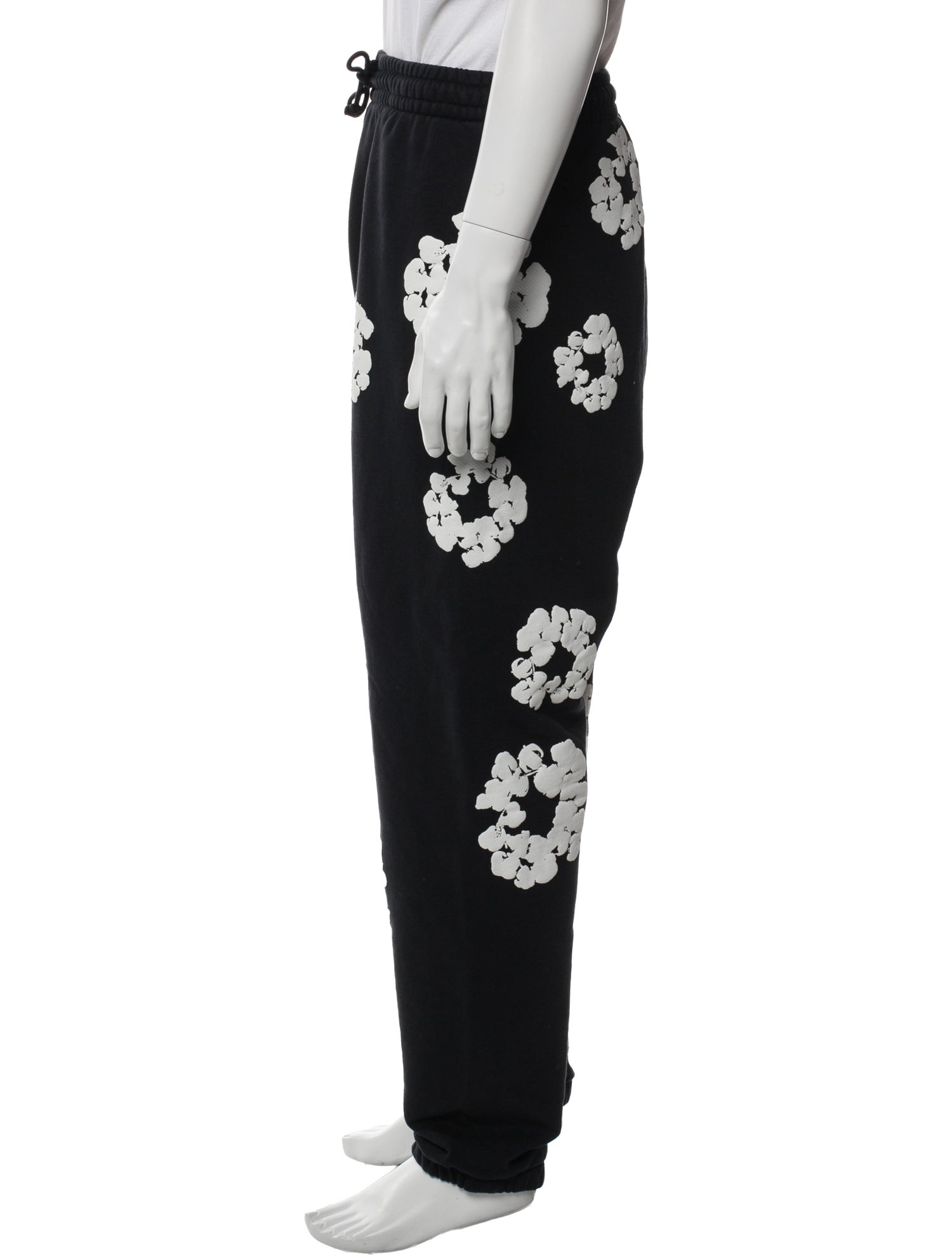 Denim Tears Cotton Wreath Floral Print Lounge Bottoms