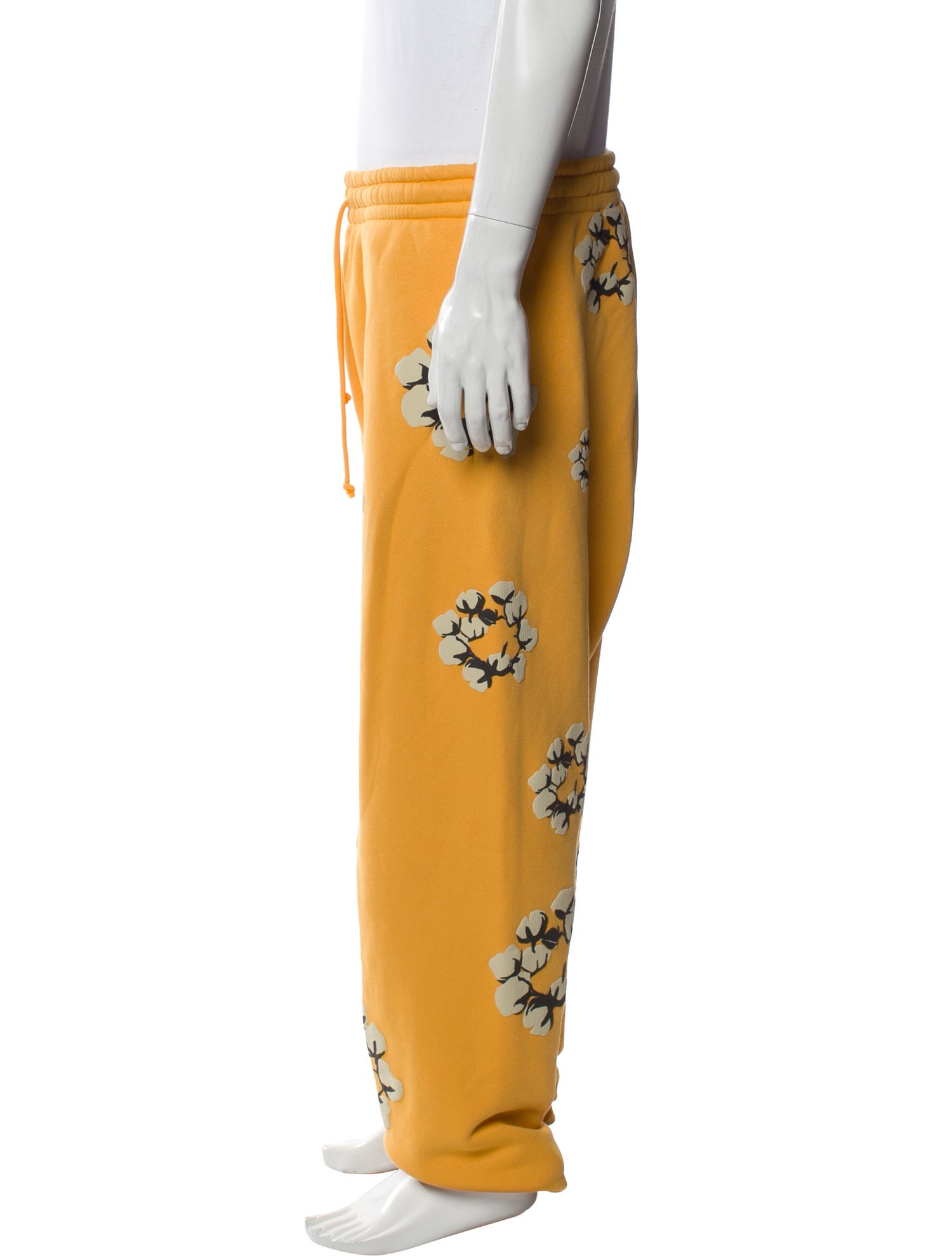 Denim Tears x Cactus Plant Flea Market Cotton Wreath Floral Print Lounge Bottoms