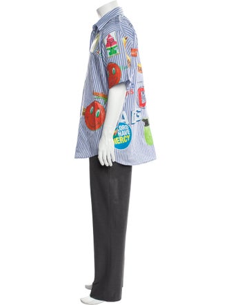 Denim Tears Sweet Corner Striped Shirt