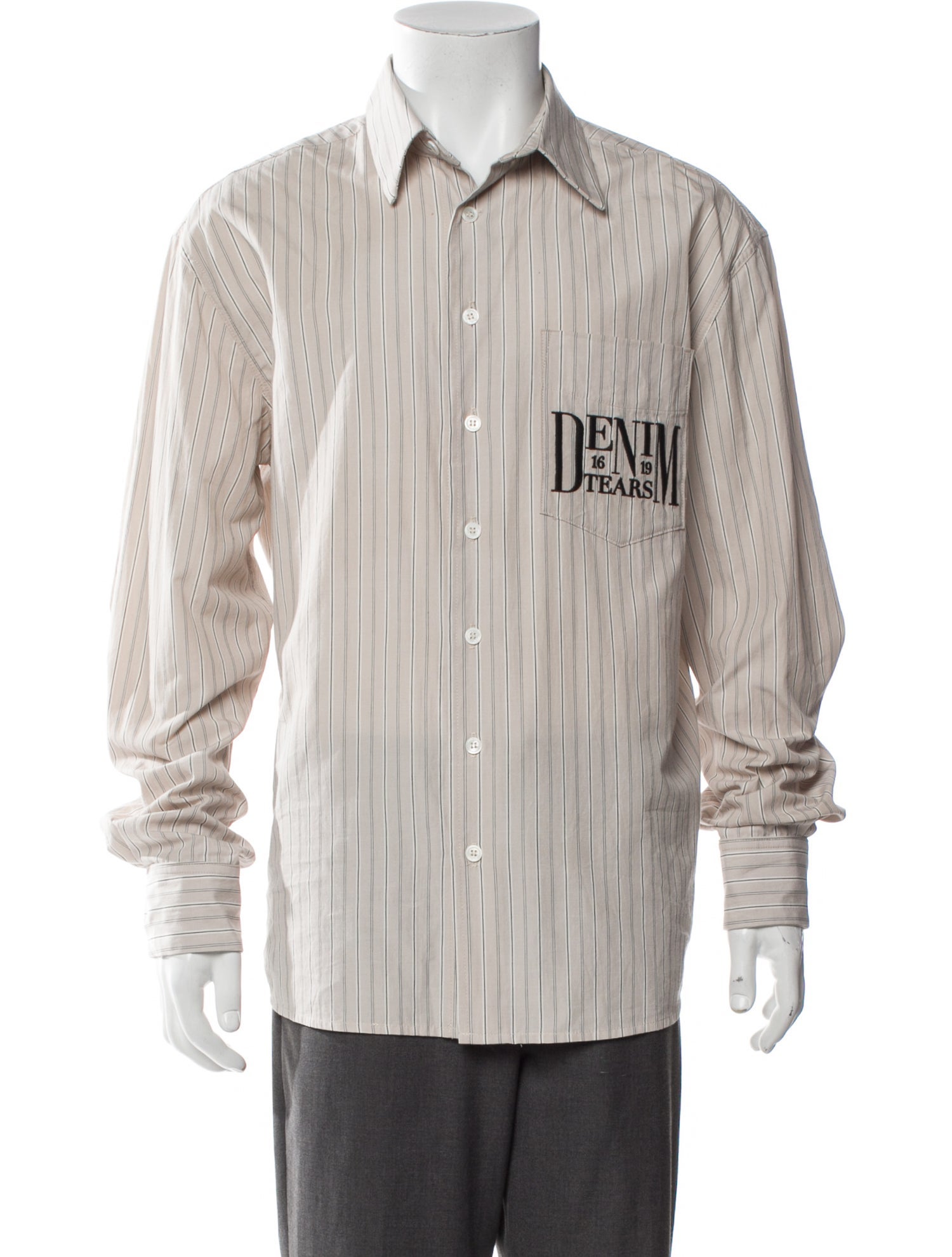 Denim Tears Striped Long Sleeve Shirt