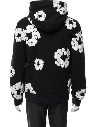 Denim Tears Cotton Wreath Graphic Print Hoodie