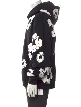 Denim Tears Cotton Wreath Graphic Print Hoodie