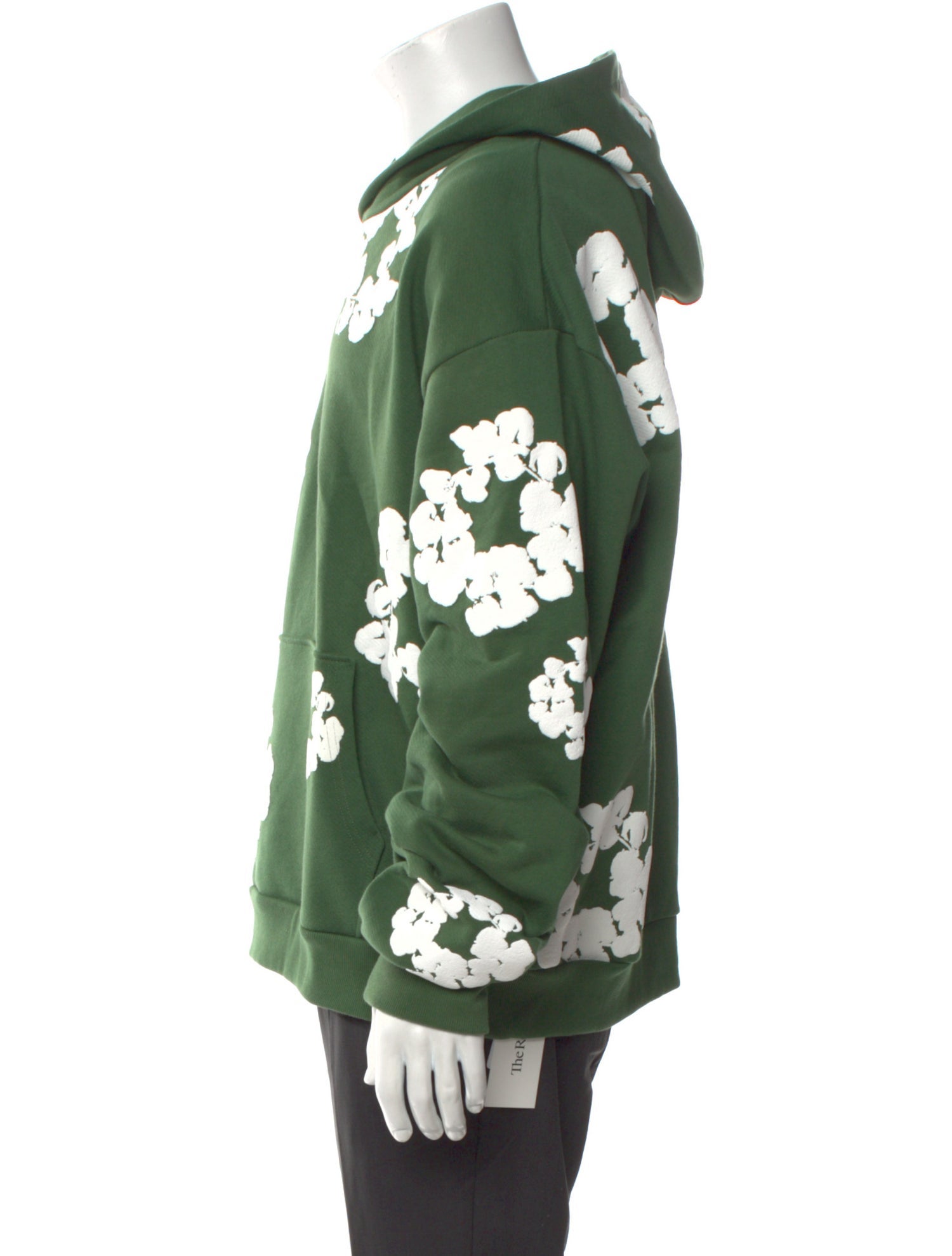 Denim Tears Cotton Wreath Graphic Print Hoodie