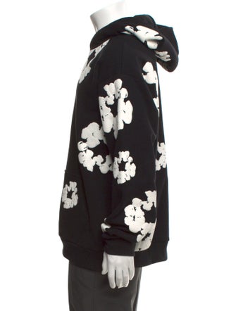 Denim Tears Cotton Wreath Graphic Print Hoodie