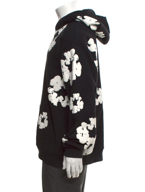 Denim Tears Cotton Wreath Graphic Print Hoodie