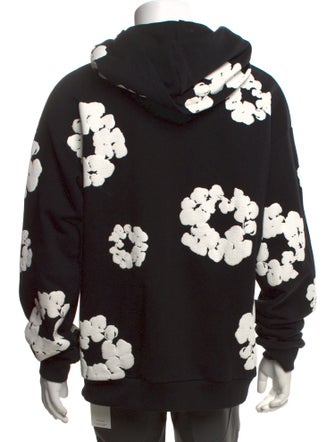 Denim Tears Cotton Wreath Graphic Print Hoodie