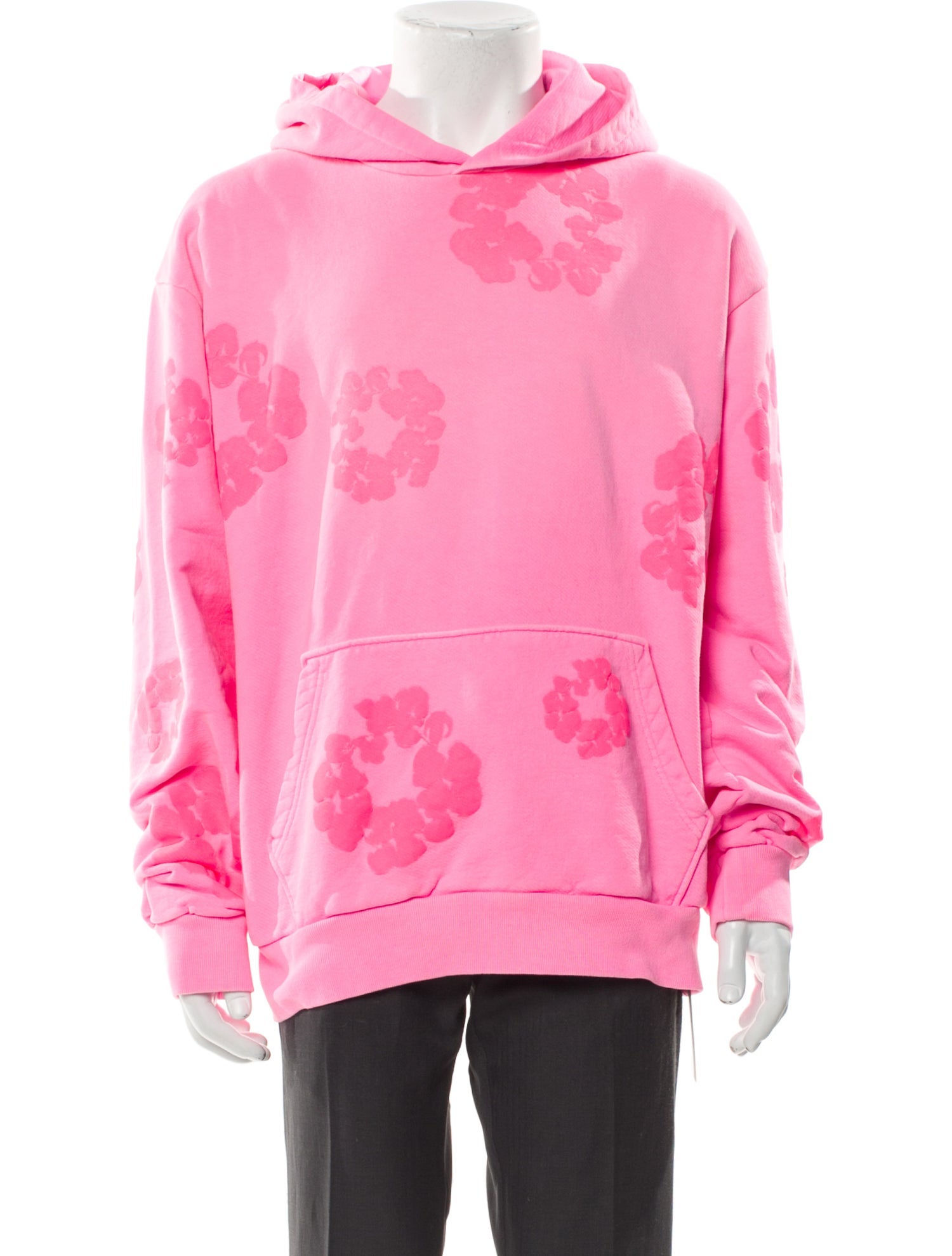 Denim Tears Cotton Wreath Printed Hoodie w/ Tags