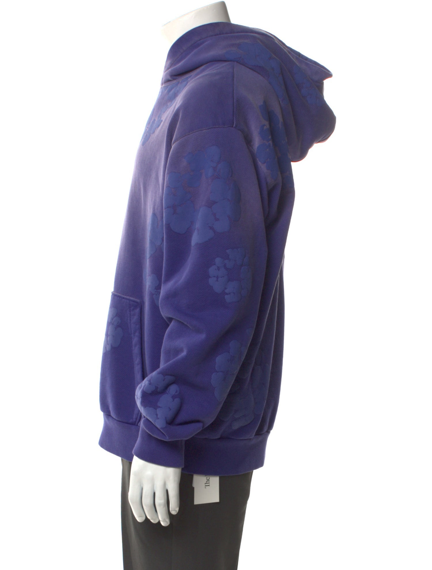 Denim Tears Mono Cotton Wreath Printed Hoodie