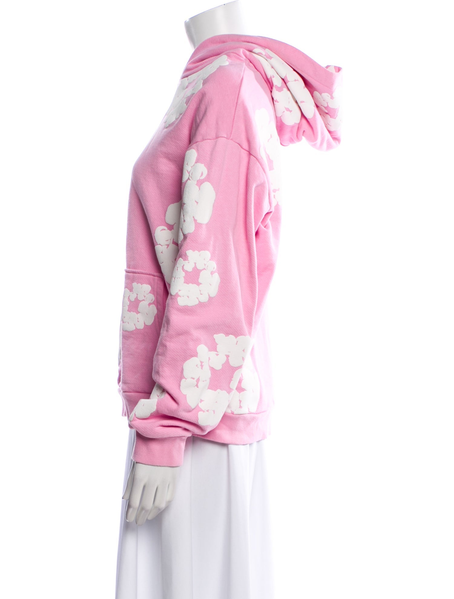 Denim Tears Cotton Wreath Graphic Print Hoodie