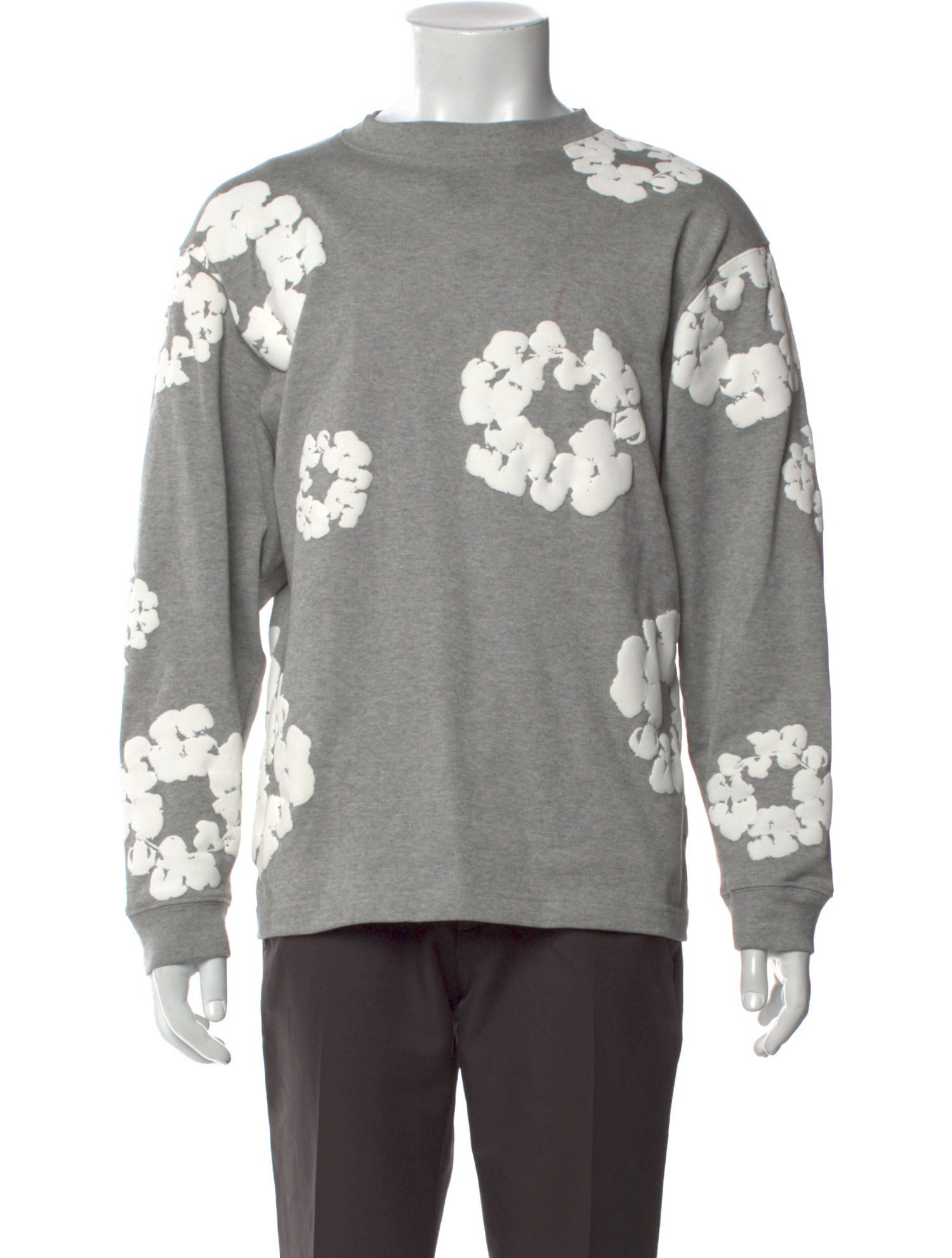 Denim Tears Wreath Graphic Print Sweatshirt