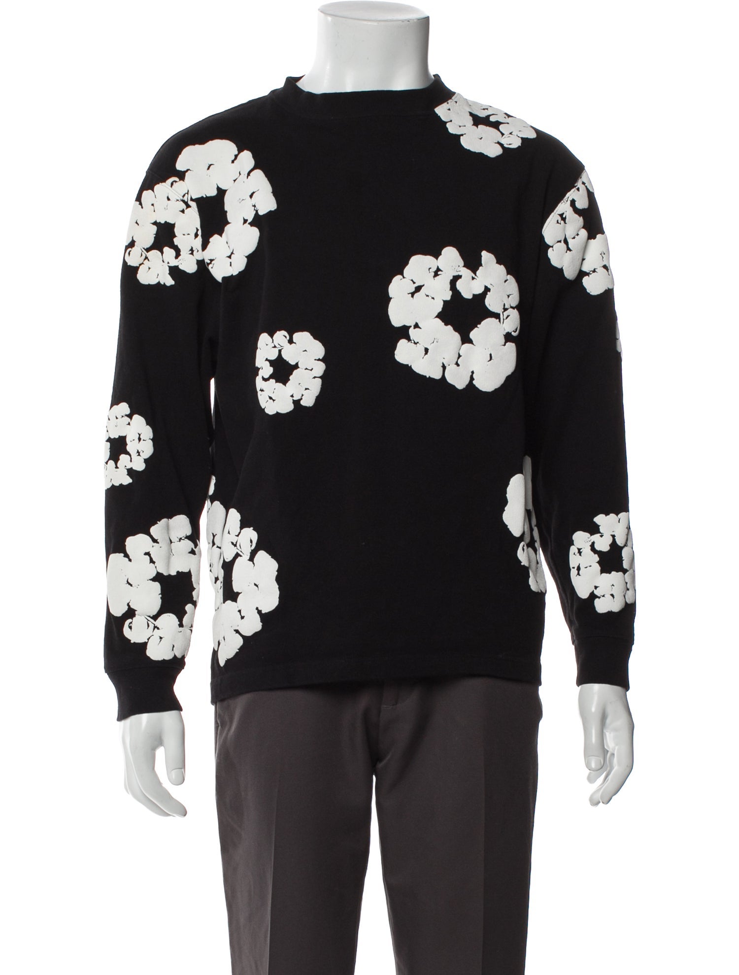 Denim Tears Wreath Graphic Print Sweatshirt