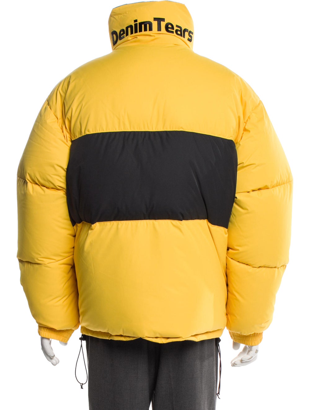 Denim Tears Reversible Colorblock Pattern Puffer … - image 3