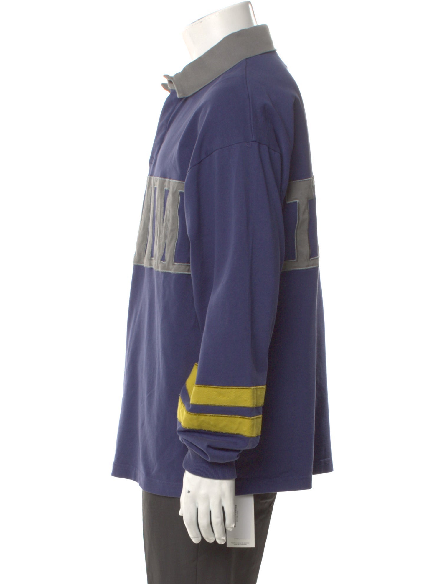 Denim Tears Rugby Graphic Print Polo Shirt