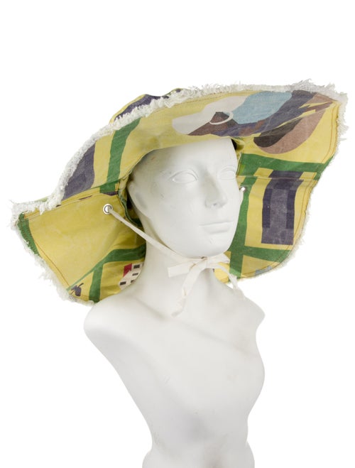 Denim Tears x Levi's Yellow Patterned Hat