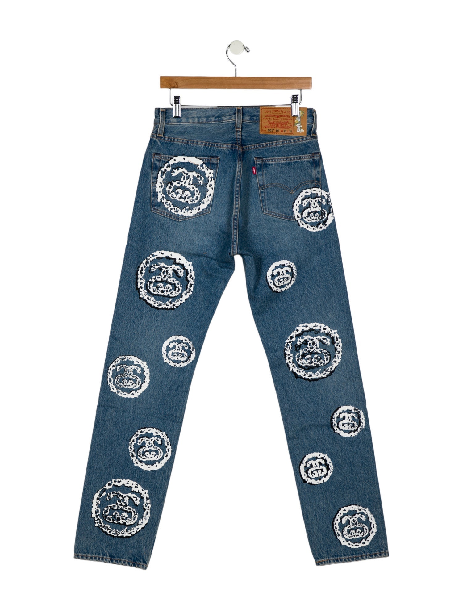 Denim Tears x Levi's x Stussy 501® Straight-Leg Jeans