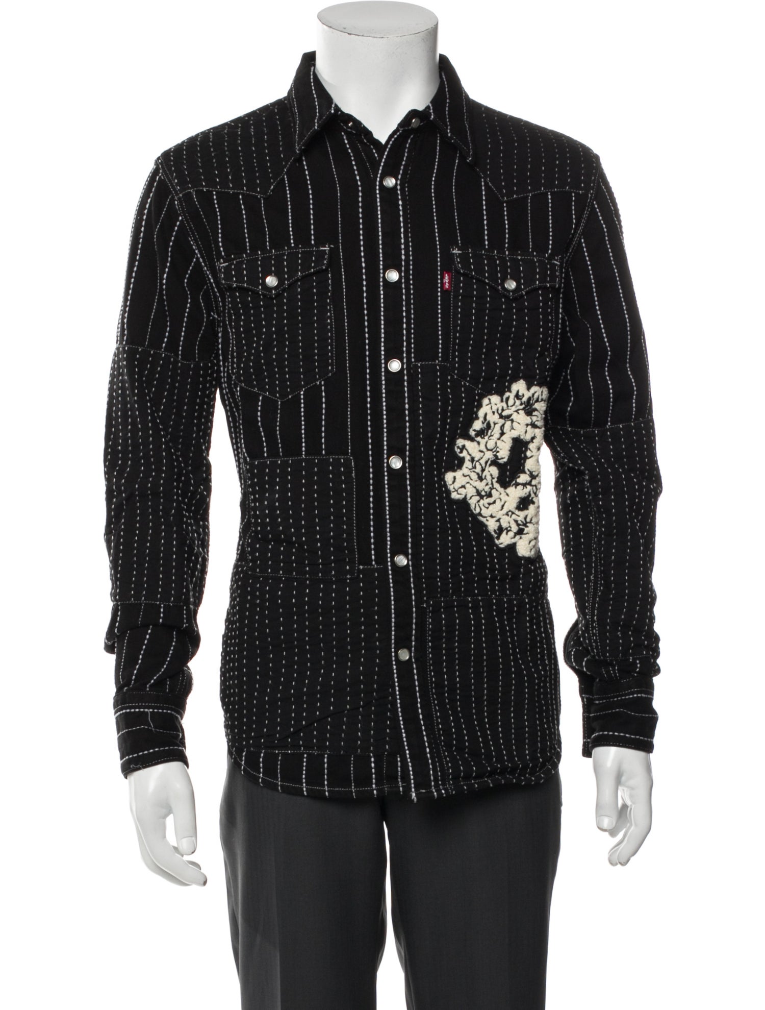 Denim Tears x Levi's Striped Long Sleeve Shirt