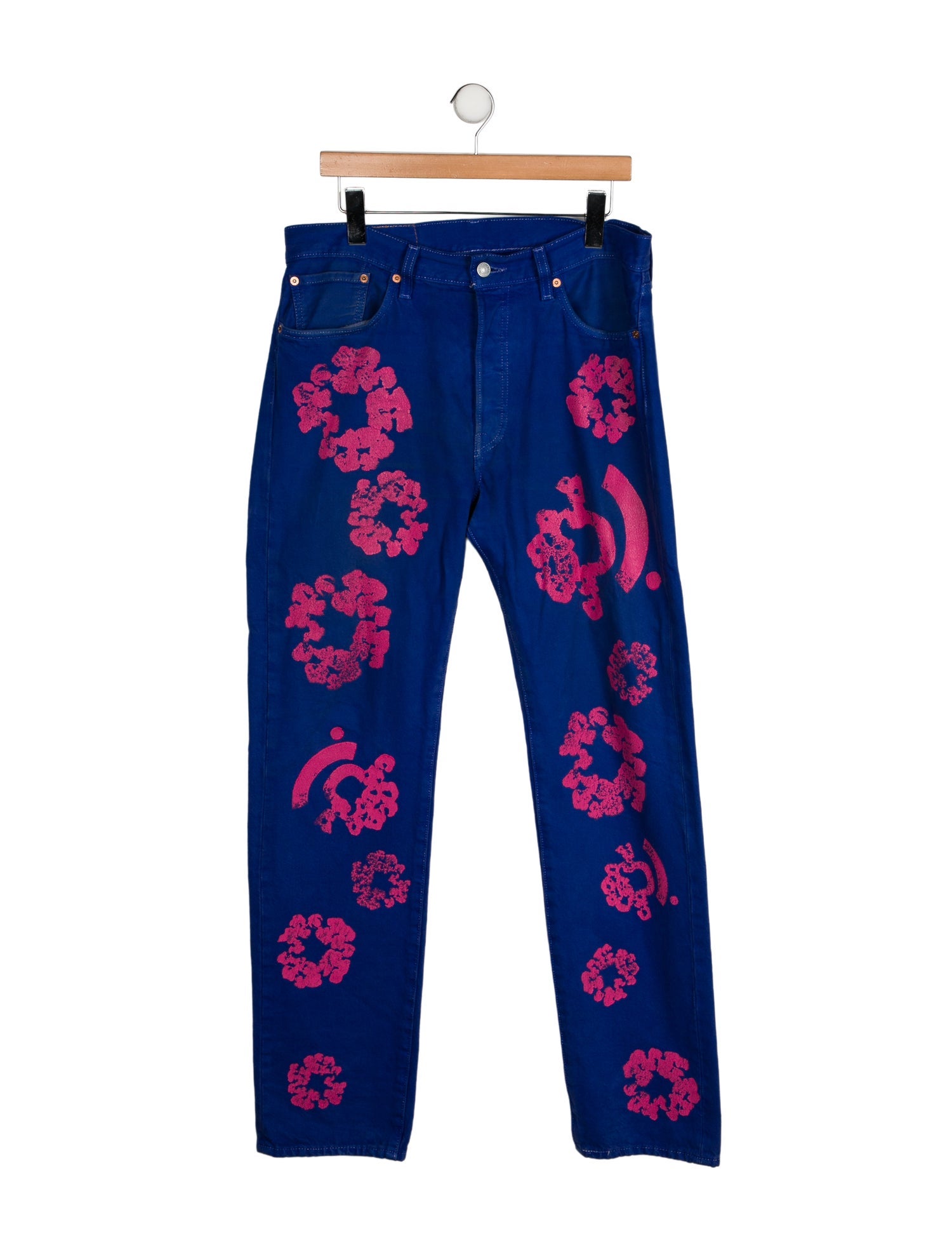 Denim Tears x Levi's x Bstroy Tears 501 Slim Fit Jeans