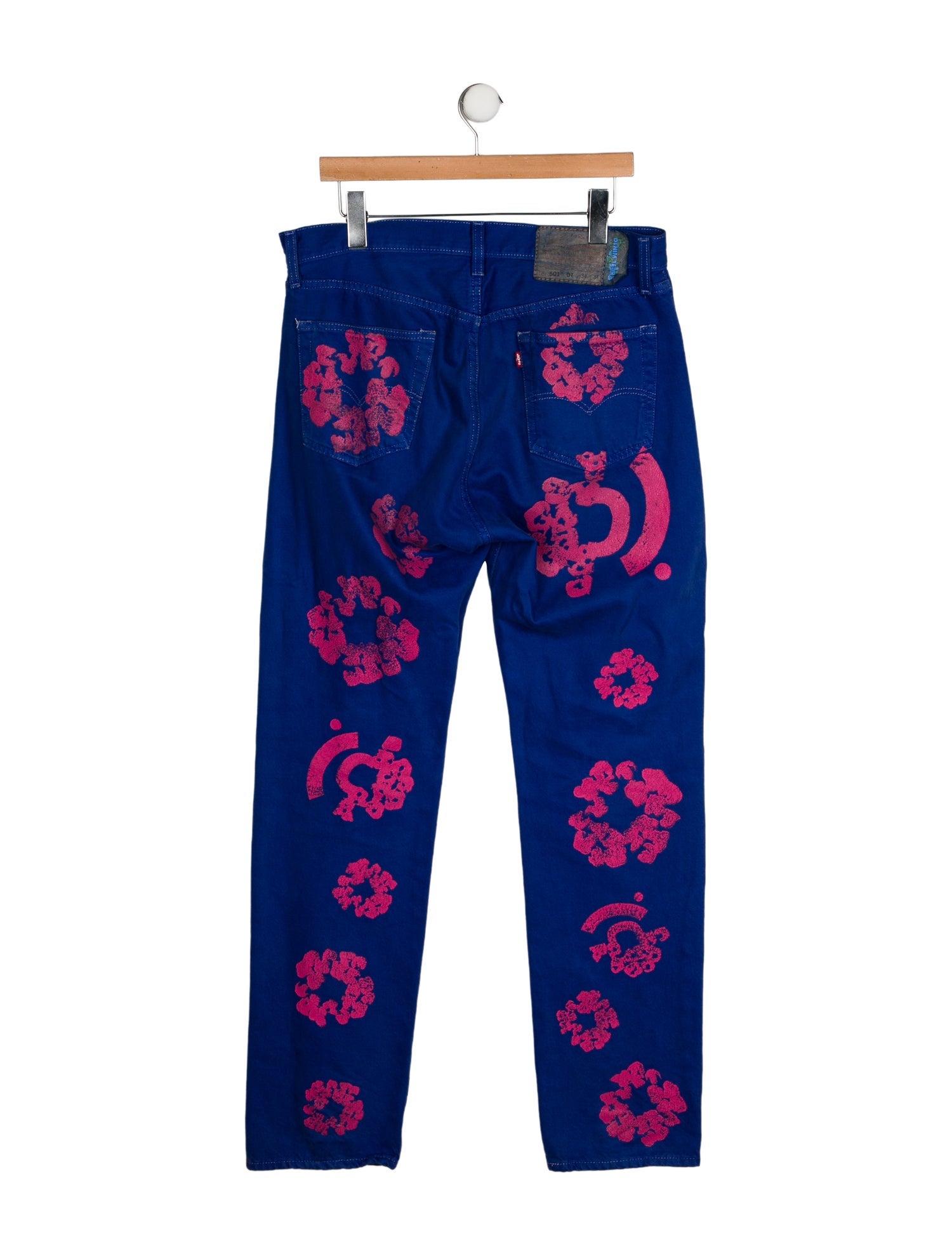 Denim Tears x Levi's x Bstroy Tears 501 Slim Fit Jeans