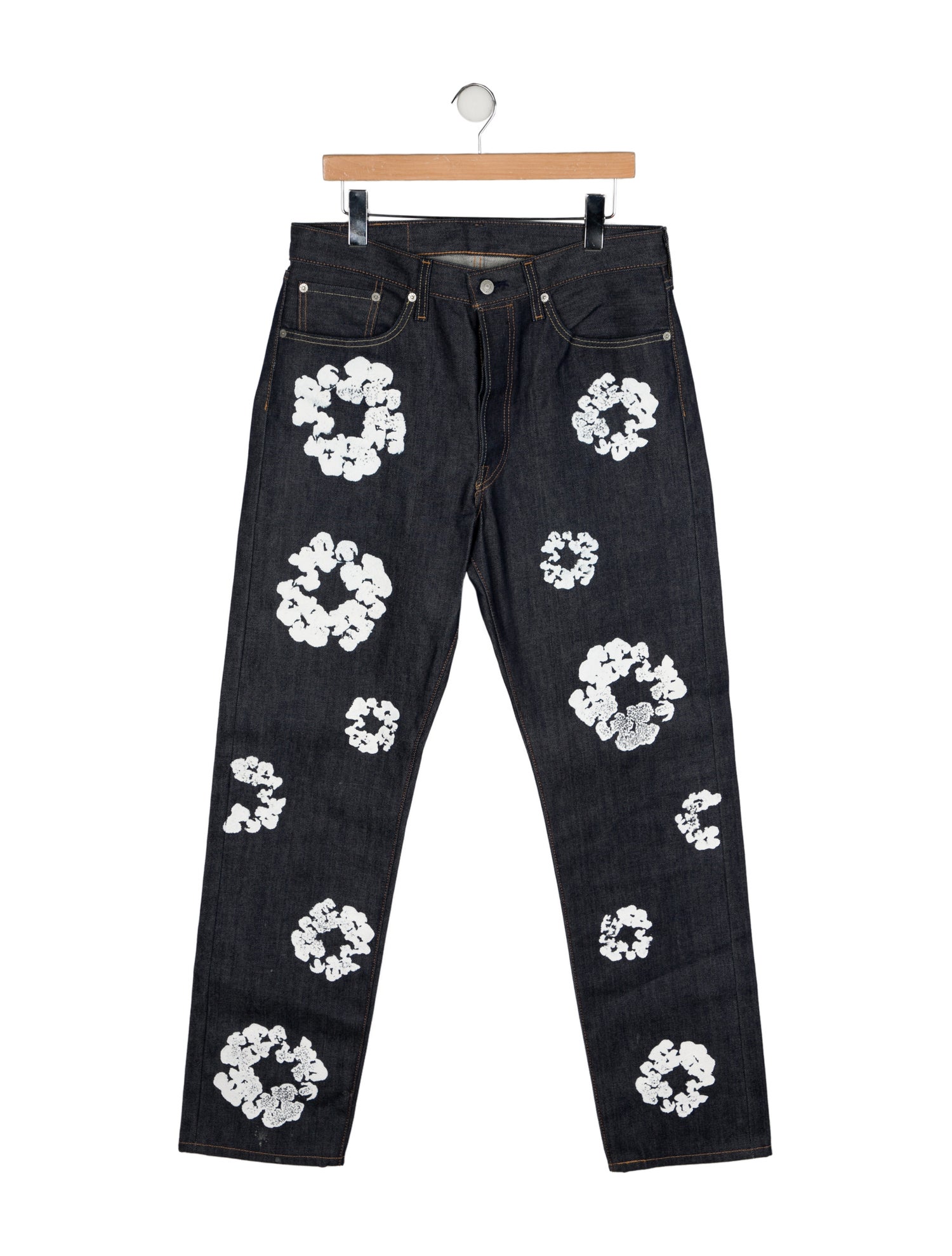 Denim Tears x Levi's Cotton Wreath Selvedge Denim Slim Fit Jeans