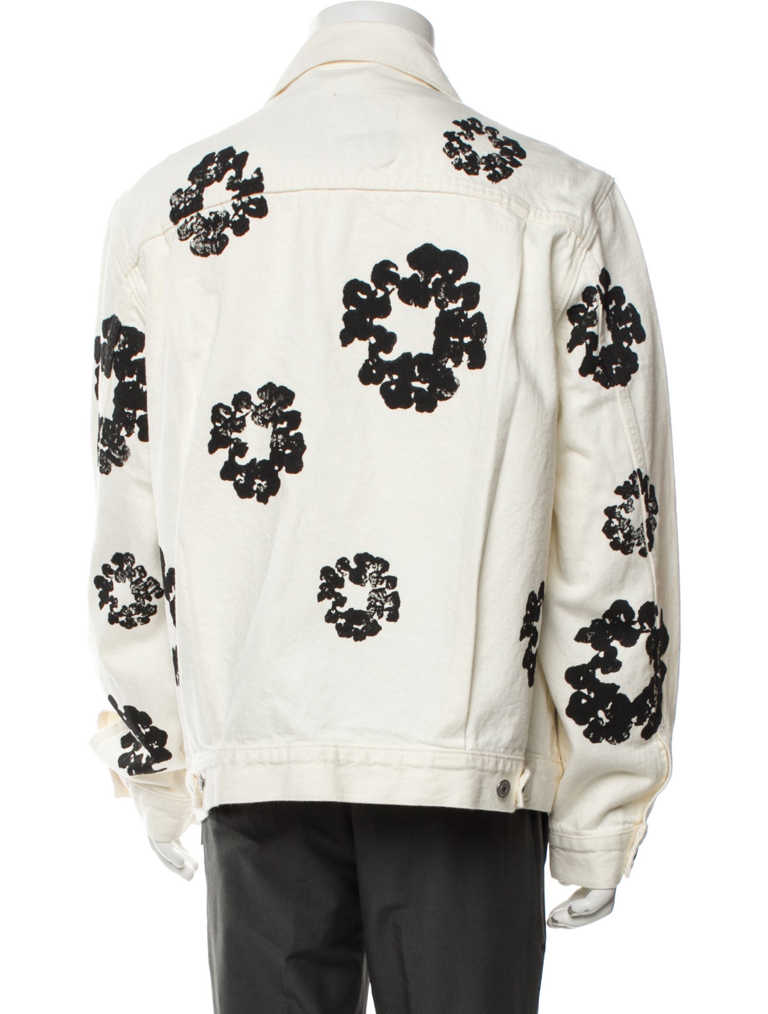 Denim Tears x Levi's Cotton Wreath Denim Floral Print Trucker Jacket