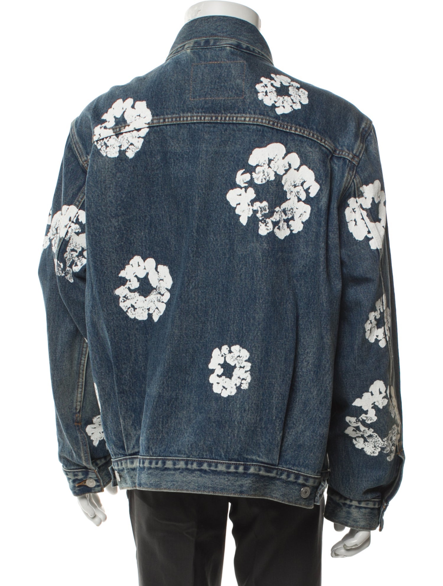 Denim Tears x Levi's Cotton Wreath Floral Print Trucker Jacket