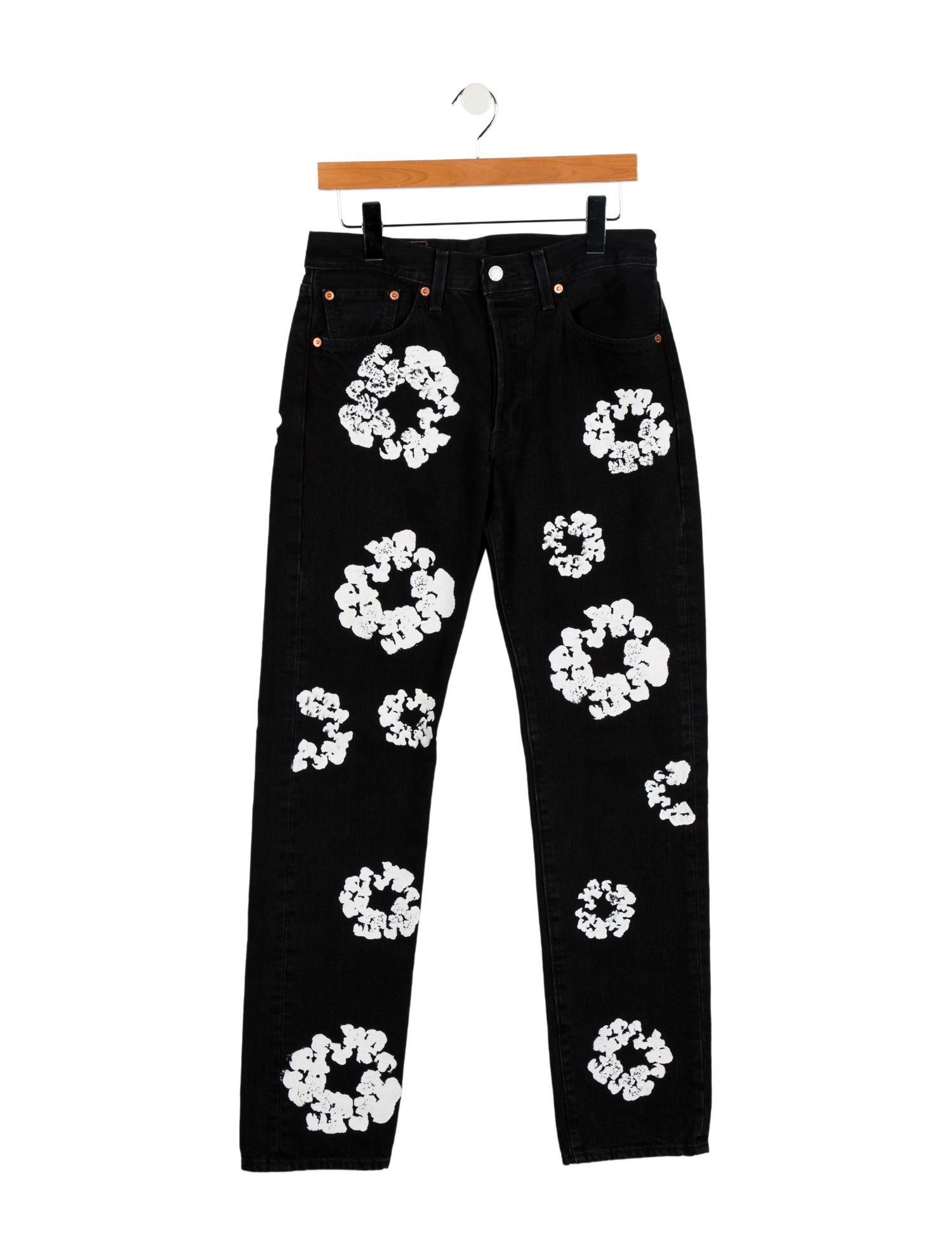 Denim Tears x Levi's Cotton Wreath Straight Leg Jeans