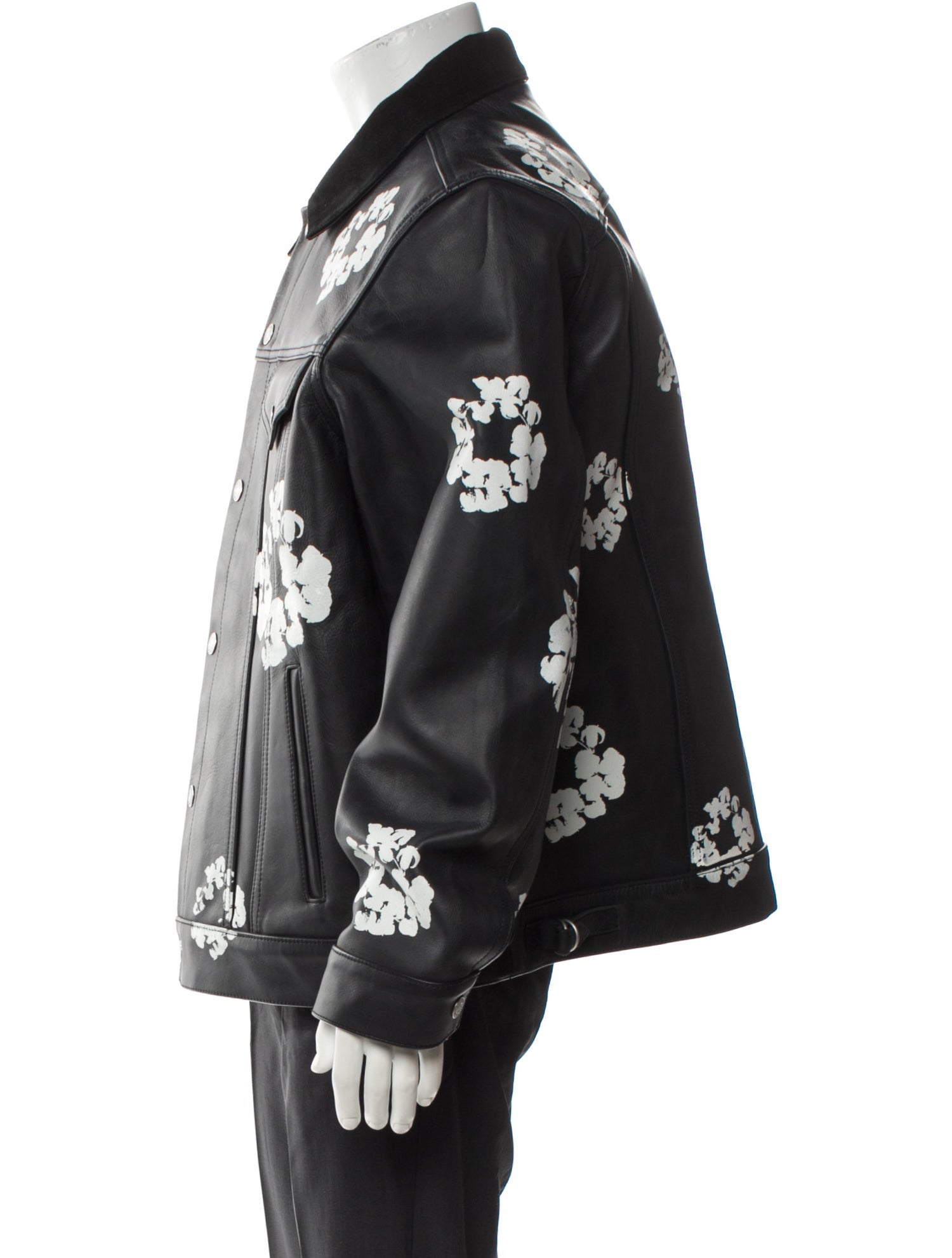 Denim Tears x Levi's Cotton Wreath Graphic Print Denim Jacket w/ Tags