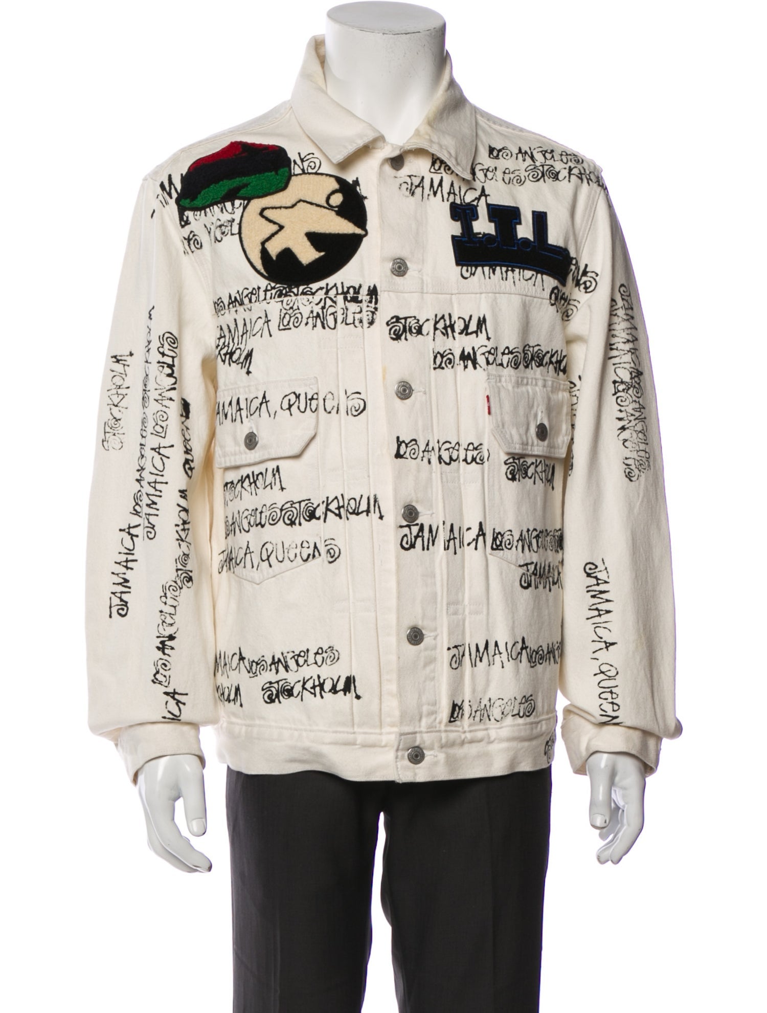 Denim Tears x Levi's x Stussy x Our Legacy Printed Denim Jacket