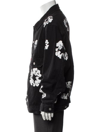 Denim Tears x Levi's Cotton Wreath Denim Floral Print Denim Jacket