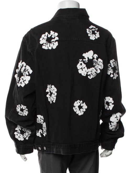 Denim Tears x Levi's Cotton Wreath Denim Floral Print Denim Jacket