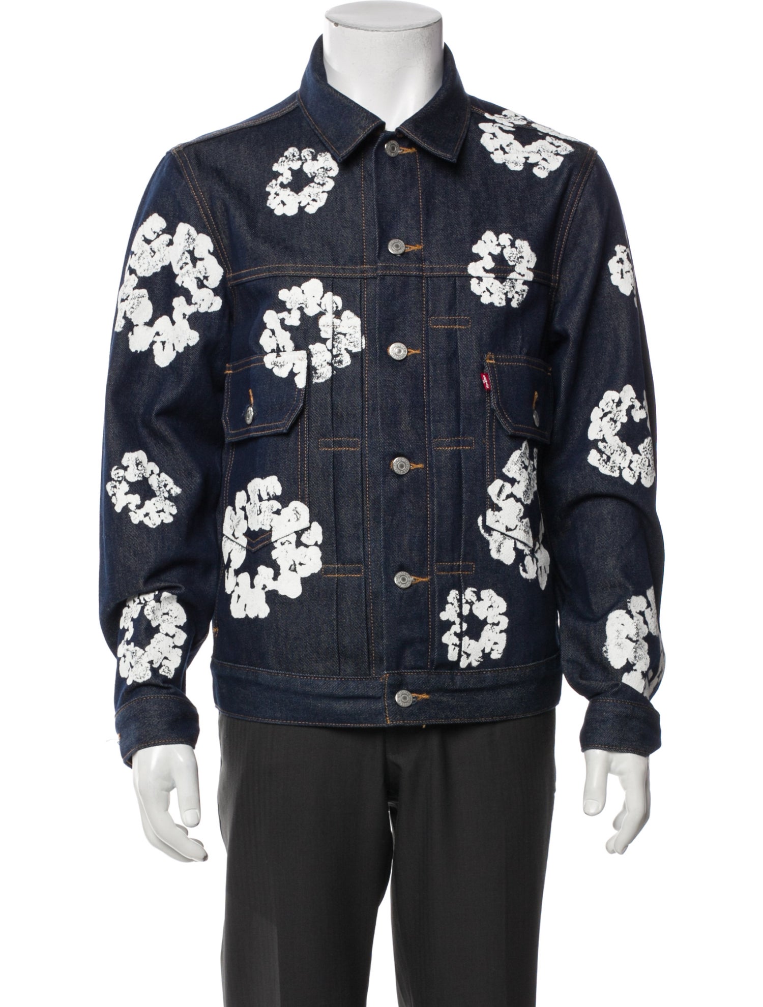 Denim Tears x Levi's Floral Print Trucker Jacket