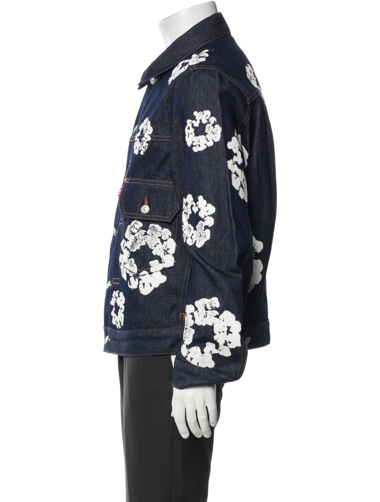 Denim Tears x Levi's Floral Print Trucker Jacket