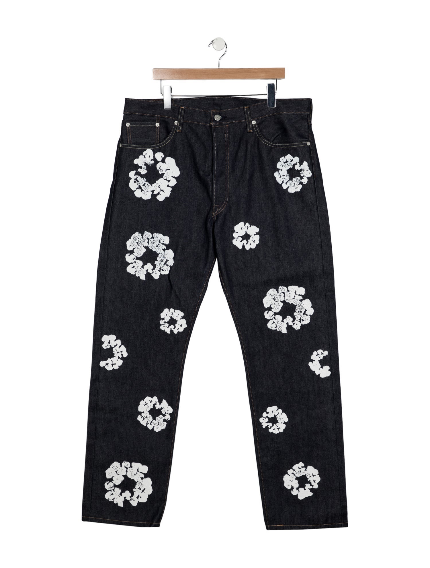 Denim Tears x Levi's Cotton Wreath Slim Fit Jeans