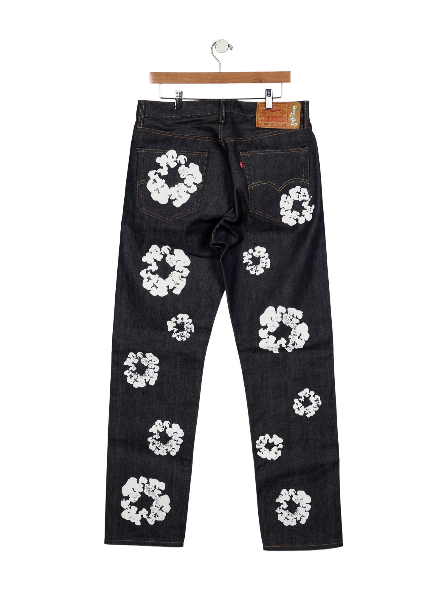 Denim Tears x Levi's Cotton Wreath Slim Fit Jeans