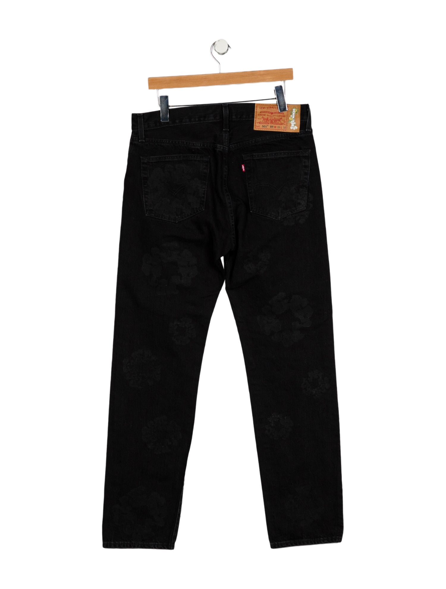 Denim Tears x Levi's Mono Cotton Wreath Skinny Jeans