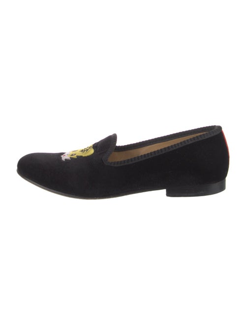 Del Toro x Moda Operandi Velvet Loafers