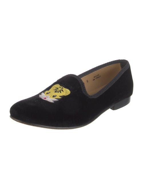 Del Toro x Moda Operandi Velvet Loafers